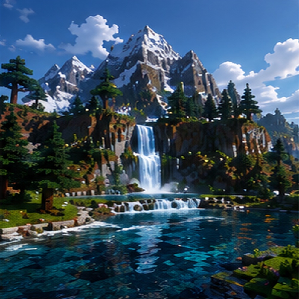 Bergwasserfall