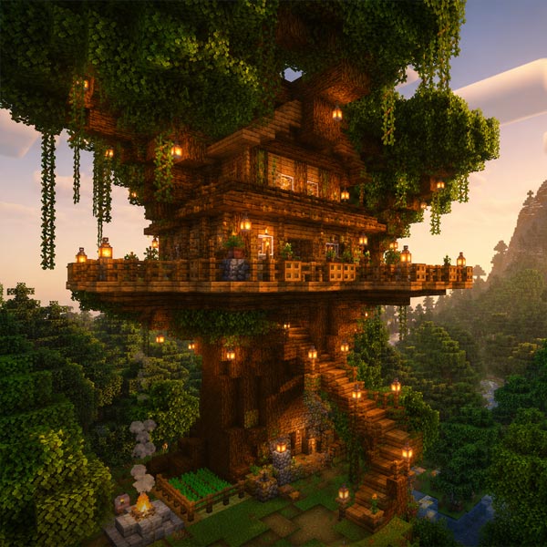 Minecraft Baumhaus